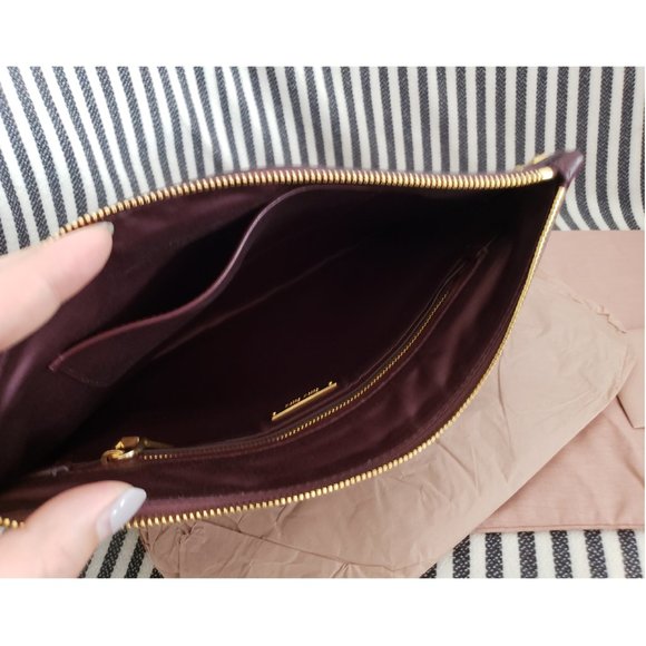 Miu Miu Studded Rockstud Leather Pochette Clutch - Picture 4 of 4